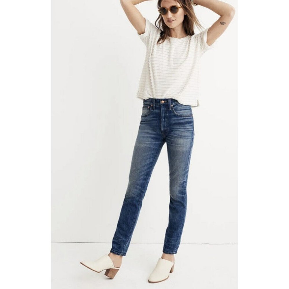 Madewell Rivet & Thread High Waist Jeans Size 24 - Picture 1 of 3